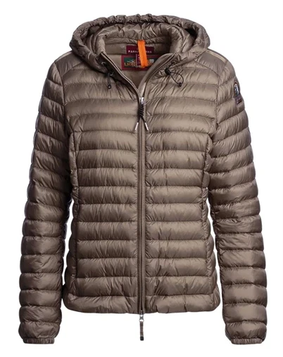 Parajumpers - Genie Hooded Down Jakke - Olive Brown